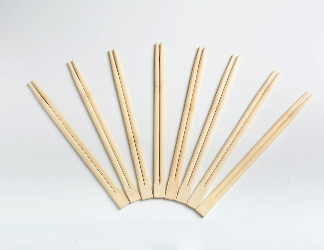 OPP που συσκευάζει το δίδυμο Chopsticks μπαμπού Mao προϊόν μίας χρήσης με τον κόμβο, γυμνά chopsticks