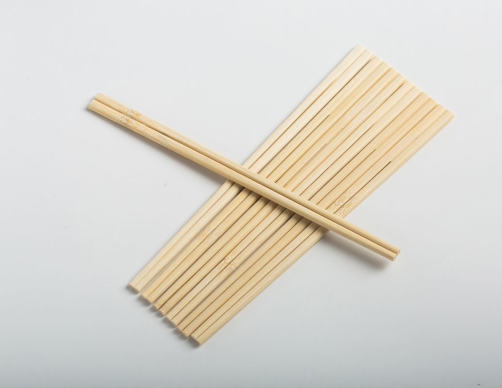 OPP που συσκευάζει το δίδυμο Chopsticks μπαμπού Mao προϊόν μίας χρήσης με τον κόμβο, γυμνά chopsticks