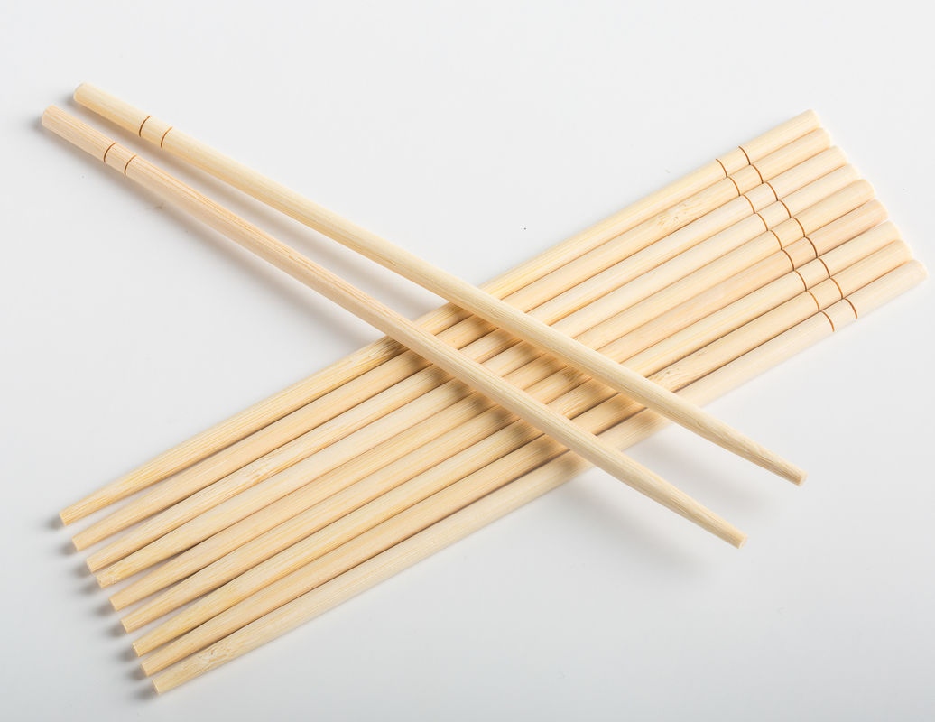 Chopsticks μπαμπού συνήθειας γυμνό στρογγυλό προϊόν μίας χρήσης για τα take-$l*away τρόφιμα