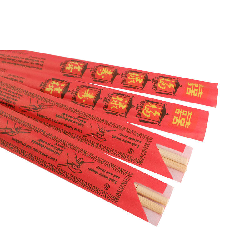 Binhong Smooth Disposable Bamboo Chopsticks για ταχυφαγεία Εστιατόριο στρογγυλά ραβδιά μισά χαρτιά ραβδιά