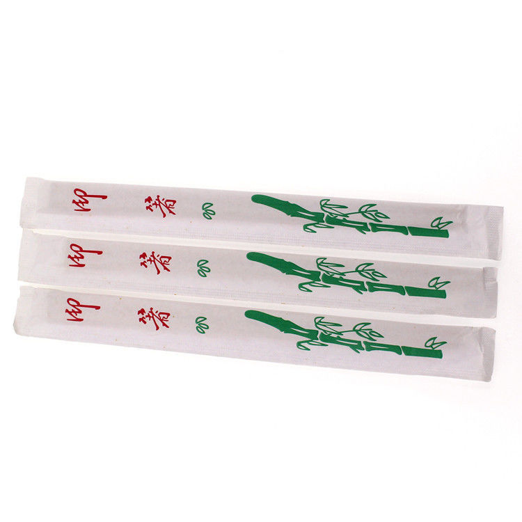 Κάλυμμα μισού χαρτιού Twins Sushi μπαμπού chopsticks μιας χρήσης με προσαρμοσμένο λογότυπο