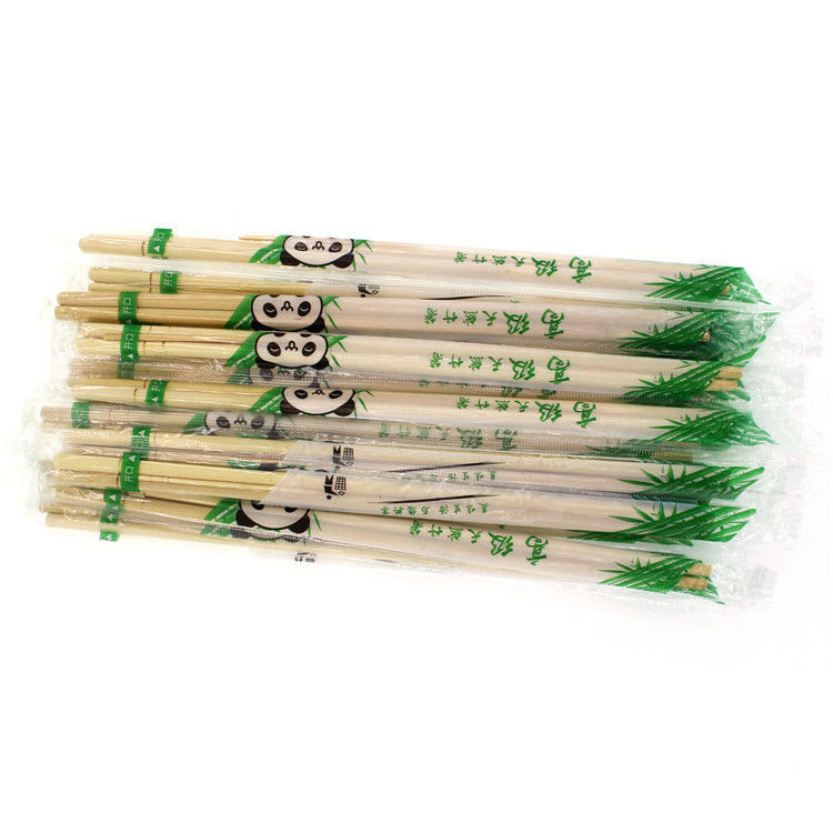 Chopsticks μπαμπού 5.0*20 23cm Dispossiable με Opp που τυλίγονται