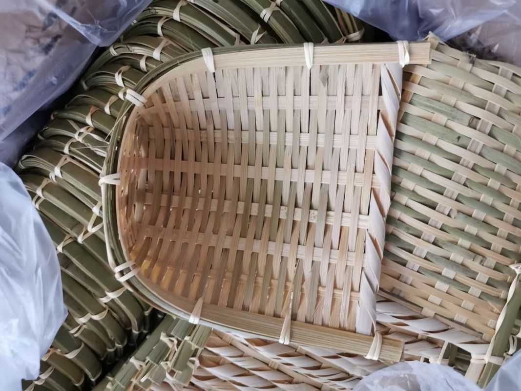 Σκουπών και Dustpan εγχώριου πρακτικό μπαμπού πράσινο χρώμα
