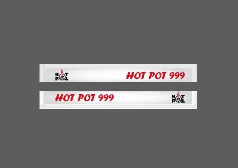 Καυτή σφραγίδα 23CM μίας χρήσης Chopsticks διδύμων που τυλίγονται στο ντυμένο έγγραφο