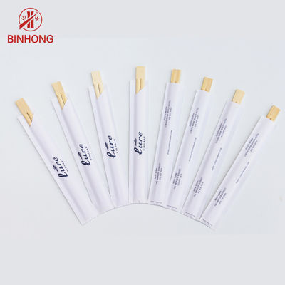 Chopsticks μπαμπού 24CM TENSOGE Dispossiable το μισό έγγραφο που τυλίγεται με