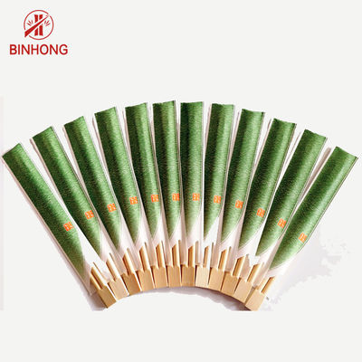 Ιαπωνικό μίας χρήσης στρογγυλό Chopsticks μπαμπού λιπασματοποιήσιμο λογότυπο 18cm συνήθειας